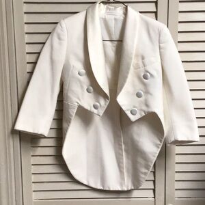 After Six White Tux and Tails